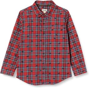 img 4 attached to 👕 Boys' Long Sleeve Button Down Shirt from Hatley