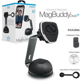 img 1 attached to Naztech MagBuddy Magnetic Workplace Smartphones
