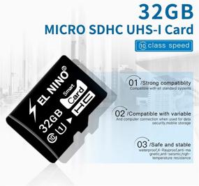 img 2 attached to 📷 High Speed 32 GB Micro SD Card with Adapter | Class 10 Speed | Ideal for Cameras, Tablets GPS GoPro, Smartphones | Store Data Efficiently