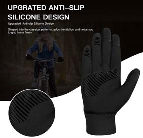 img 1 attached to YukiniYa Kids Winter Gloves: Thick, Soft Fleece for Warmth, Touch Screen, Anti-Slip – Ideal for Boys & Girls Aged 3-15 Years, Perfect for Cycling & School