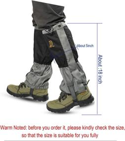 img 3 attached to Hmseng Waterproof Snowshoeing Backpacking Skiing Black