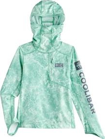 img 1 attached to 👕 Swimwear: Coolibar Boys' Andros Fishing Hoodie - Ideal Kids' Clothing Option