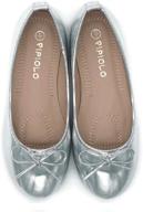 pipiolo bow slip ballet flats logo