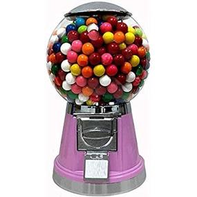 img 2 attached to 🍬 Colorful Delight: Pink Big Bubble Gumball Machine by American Gumball Co.