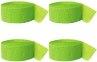 aimto green crepe paper streamers 12 logo