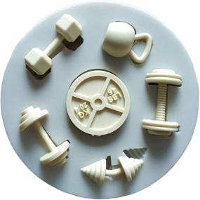 img 3 attached to Silicone Gumpaste Exercise 💪 Dumbbell: Perfect for Decorating & Crafting