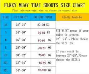 img 1 attached to 🩳 FLKKY Muay Thai Boxer Shorts: Premium Martial Arts Training Trunks for Men and Women