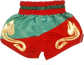 img 3 attached to 🩳 FLKKY Muay Thai Boxer Shorts: Premium Martial Arts Training Trunks for Men and Women