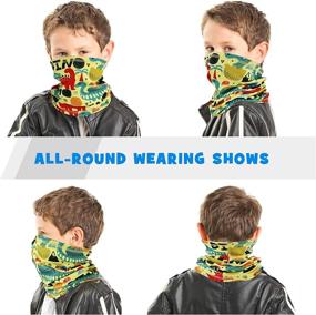 img 2 attached to EXski Winter Warmer Gaiter Fleece - Essential Boys' Cold Weather Accessories