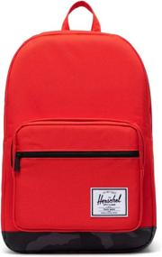 img 4 attached to Herschel Backpack Raven Crosshatch Black Rubber Backpacks for Casual Daypacks