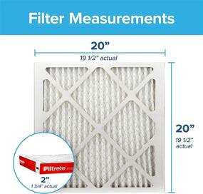 img 3 attached to 🏷️ Filtrete 20x20x2 MPR 1000 Air Filter Dimensions
