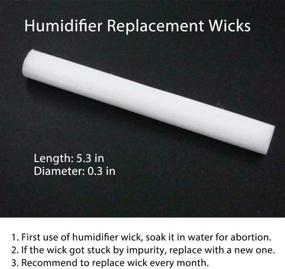 img 1 attached to Premium 30 Pack Humidifier Refill Sticks: Cool Mist Replacement 🌬️ Wicks for Portable Humidifiers in Home, Car, Office, Travel, and Baby Room