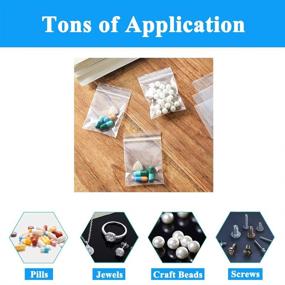 img 1 attached to 💎 Convenient and Secure Minoly Ziplock Jewelry Reclosable Plastic: Safely Organize and Protect Your Valuable Accessories