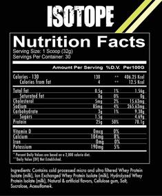 img 1 attached to Isotope - Whey Protein Isolate (Blueberry Yogurt) - Boost Your Fitness Routine!