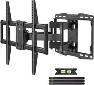 📺 usx mount full motion tv mount: swivel tv wall mount for 37-75 inch tvs, holds 132lbs, max vesa 600x400mm, dual articulating arms tilt rotation, fits 16" wood studs logo