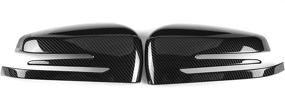 img 1 attached to Rearview Mirror Cover Carbon Mercedes Interior Accessories