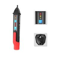 ⚡️ adjustable sensitivity non-contact voltage tester pen - ac voltage detector, led flashlight and buzzer alarm - multi range ac 12-1000v - live/null wire judgment logo