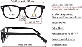 img 3 attached to Timeless Style: Designer Replaceable Prescription Eyeglasses