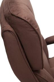 img 3 attached to 🪑 OFM ESS Collection Plush Microfiber Office Chair: Comfortable Mid-Back Seating in Brown