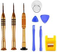 🔧 iphone repair tool kit for apple iphone 8 8 plus 7 7 plus 6s 6 plus se 5s 5 5c 4s - phillips 1.5mm screwdriver, star pentalobe 0.8mm screwdriver, tri-point triwing 0.6mm y screwdriver - ideal screwdriver set logo