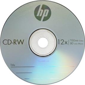 img 1 attached to 💿 Highly Efficient HP CD-RW 12X in 25PK Cake Box - Fast Data Writing and Storage Solution
