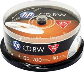 img 2 attached to 💿 Highly Efficient HP CD-RW 12X in 25PK Cake Box - Fast Data Writing and Storage Solution