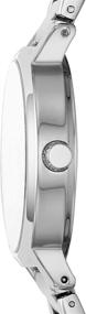 img 3 attached to DKNY Womens Modernist Stainless Tone NY2838