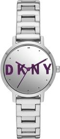 img 4 attached to DKNY Womens Modernist Stainless Tone NY2838