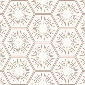 img 4 attached to 🍂 Buy Tempaper Autumn Bronze Hello Sunshine Removable Peel and Stick Wallpaper | Made in USA