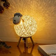 🐑 adorable led night light for kids: aipatal mini sheep yarn-ball design nursery lamp table top with usb ports - perfect baby nightlight for bedroom, ideal children's birthday gift and cute home decor логотип