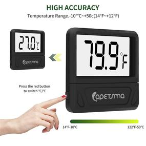 img 2 attached to Capetsma Aquarium Thermometer Accurate Temperature
