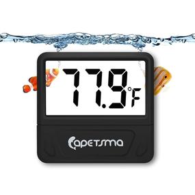 img 4 attached to Capetsma Aquarium Thermometer Accurate Temperature