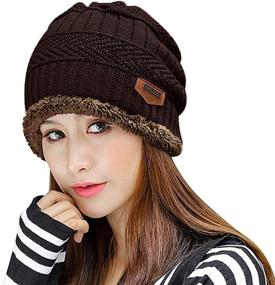 img 4 attached to Muryobao Winter Beanie Slouchy Stretch Outdoor Recreation