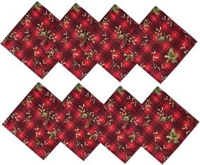 img 4 attached to 🎄 Festive Elegance: Discover Newbridge Christmas Evergreens Resistant Tablecloth