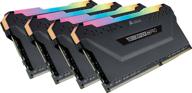 corsair vengeance rgb pro 32gb (4x8gb) ddr4 3200mhz c16 led desktop memory - black логотип