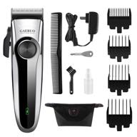 💇 professional electric cordless hair clippers for men, quick cut trimmer haircut kit with 4 guide combs, powerful rechargeable grooming clippers for family, barber & salon use logo