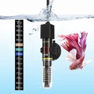 🐠 datoo mini aquarium heater 25w: small fish tank heater with free thermometer sticker - efficient heating for 25 watt aqua environments logo