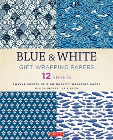 img 4 attached to Blue White Gift Wrapping Papers