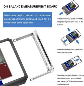 img 2 attached to NEWTRY Handheld Digital Electrostatic Field Meter & Ion Balance Tester: Measures 0~20KV & 0~200V for Fiber Yarn, Fabric, Carpet, Board, Paper, Rubber