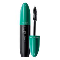 💧 revlon super length waterproof mascara in blackest black - 0.28 fl oz logo