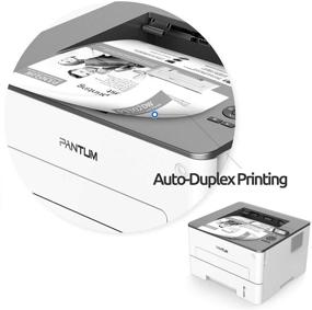 img 2 attached to 🖨️ Compact Monochrome Laser Printer with Auto Two-Sided Wireless Mobile Device Printing - Pantum L2300dw (W4I48A)