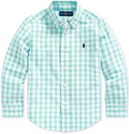 👕 polo ralph lauren boys' tops, tees & shirts in cotton multibluegreen clothing logo