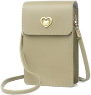 crossbody shoulder wallet leather handle logo