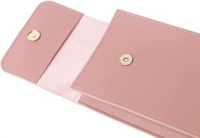 img 1 attached to Crossbody Shoulder Wallet Leather Handle