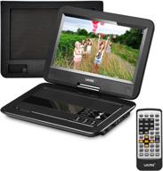 📀 ueme portable dvd player with car headrest mount case - 10.1" hd swivel screen, remote control, and more! logo