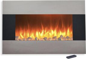 img 1 attached to Northwest Stainless Electric Fireplace Remote Heating, Cooling & Air Quality