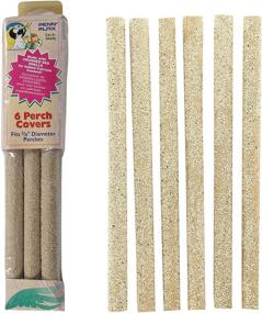 img 2 attached to 🐦 Penn Plax (BA646) 6-Pack Sanded Perch Covers: Ideal for Small Birds