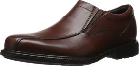 img 4 attached to 👞 Rockport Charles Slip Black Leather: Exquisite Style & Superior Comfort!