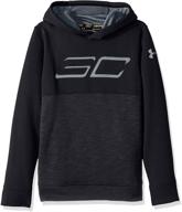 👕 under armour boys' sc30 fleece logo hoodie logo