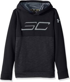 img 3 attached to 👕 Under Armour Boys' SC30 Fleece Logo Hoodie